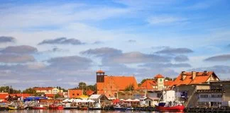 Hel - widok od strony morza